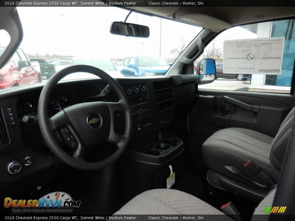 2019 Chevrolet Express 2500 Cargo WT Summit White / Medium Pewter Photo #7