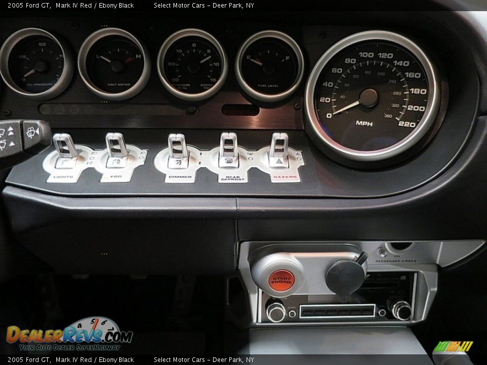 2005 Ford GT Mark IV Red / Ebony Black Photo #24