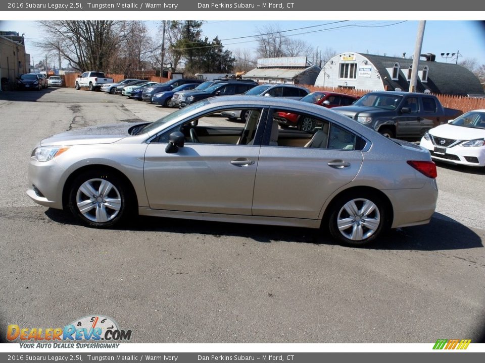 2016 Subaru Legacy 2.5i Tungsten Metallic / Warm Ivory Photo #8
