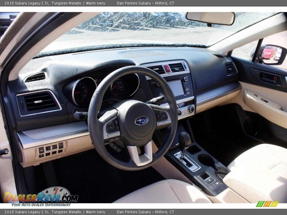 2016 Subaru Legacy 2.5i Tungsten Metallic / Warm Ivory Photo #10