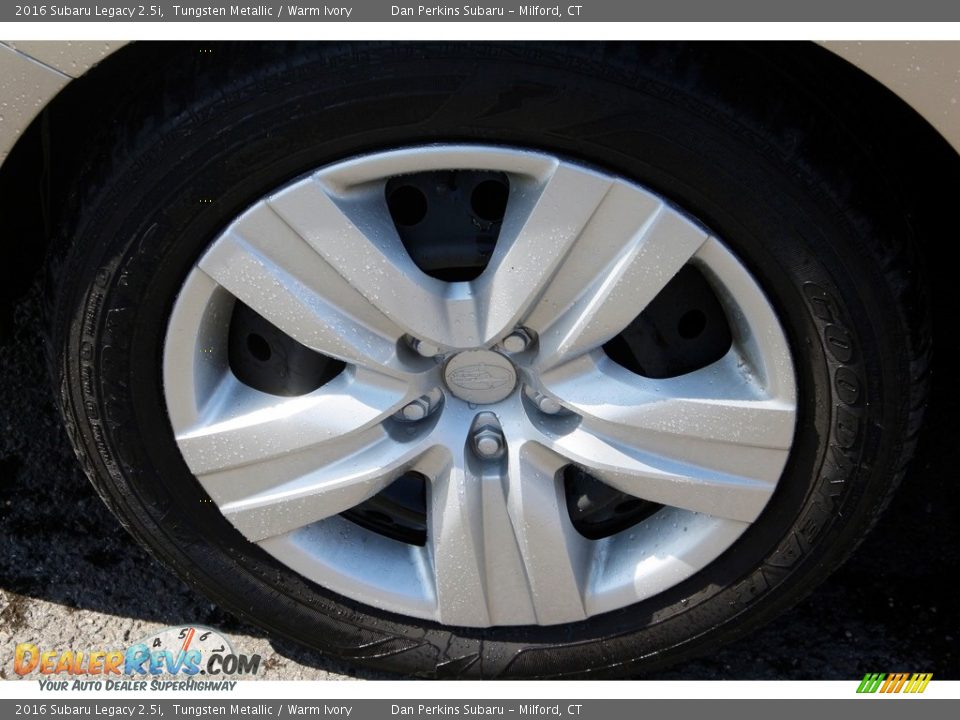 2016 Subaru Legacy 2.5i Tungsten Metallic / Warm Ivory Photo #21
