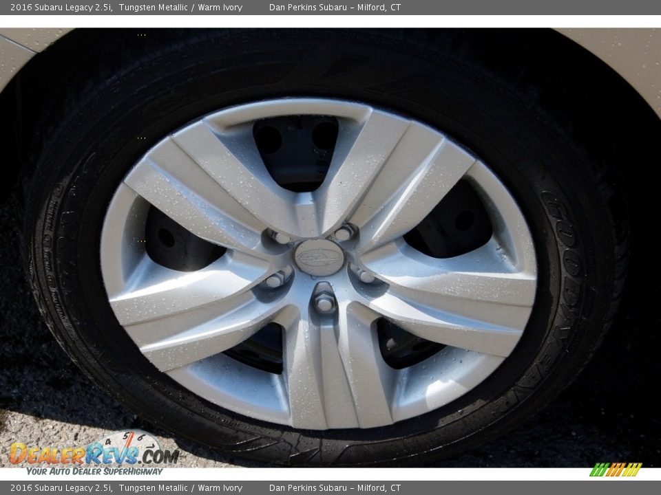 2016 Subaru Legacy 2.5i Tungsten Metallic / Warm Ivory Photo #22