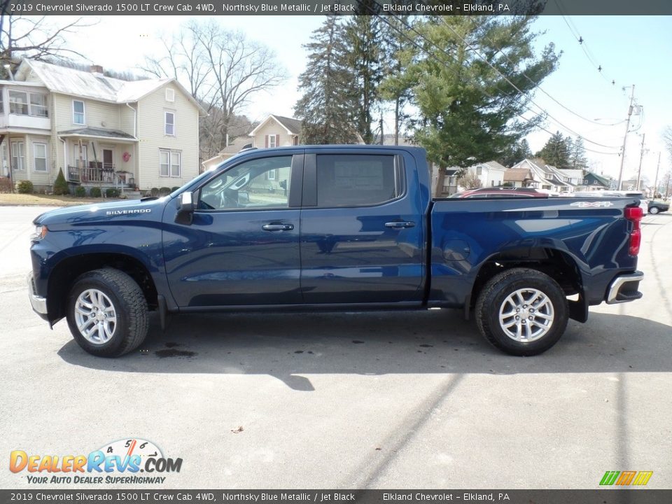 Northsky Blue Metallic 2019 Chevrolet Silverado 1500 LT Crew Cab 4WD Photo #8