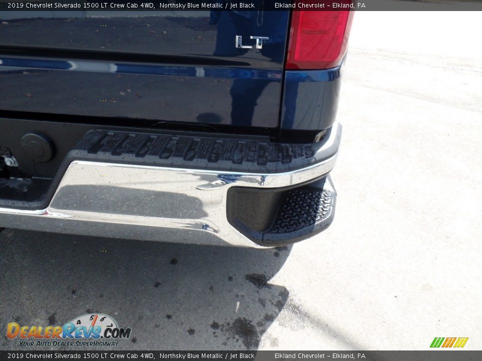 2019 Chevrolet Silverado 1500 LT Crew Cab 4WD Northsky Blue Metallic / Jet Black Photo #12
