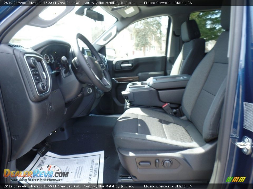 2019 Chevrolet Silverado 1500 LT Crew Cab 4WD Northsky Blue Metallic / Jet Black Photo #17