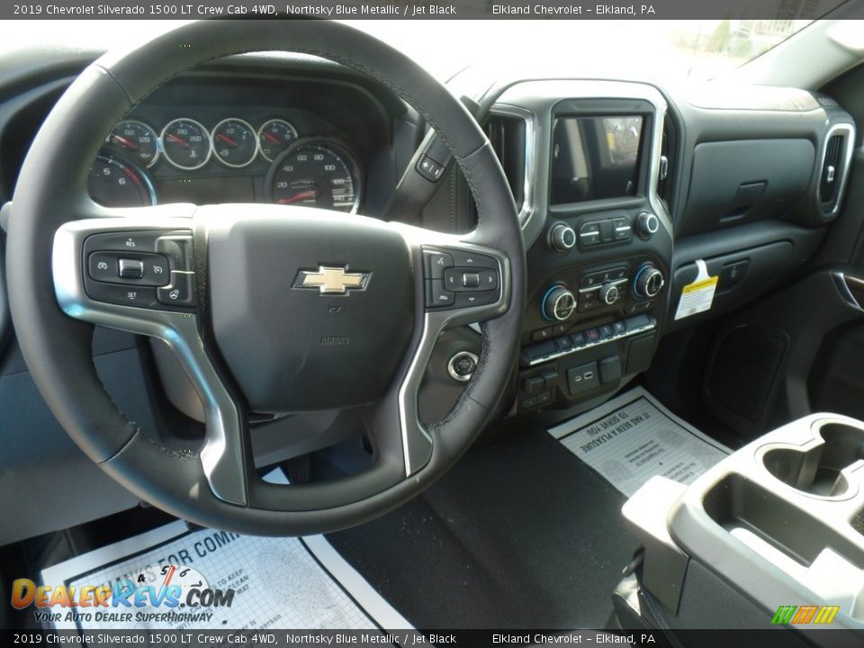 2019 Chevrolet Silverado 1500 LT Crew Cab 4WD Northsky Blue Metallic / Jet Black Photo #20