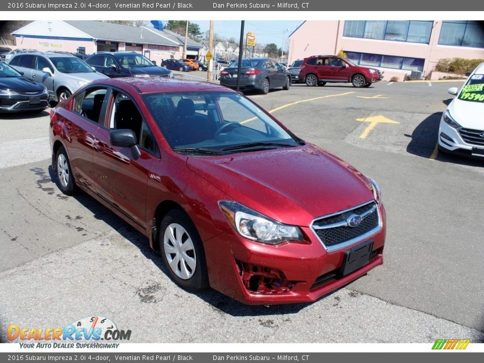 2016 Subaru Impreza 2.0i 4-door Venetian Red Pearl / Black Photo #3