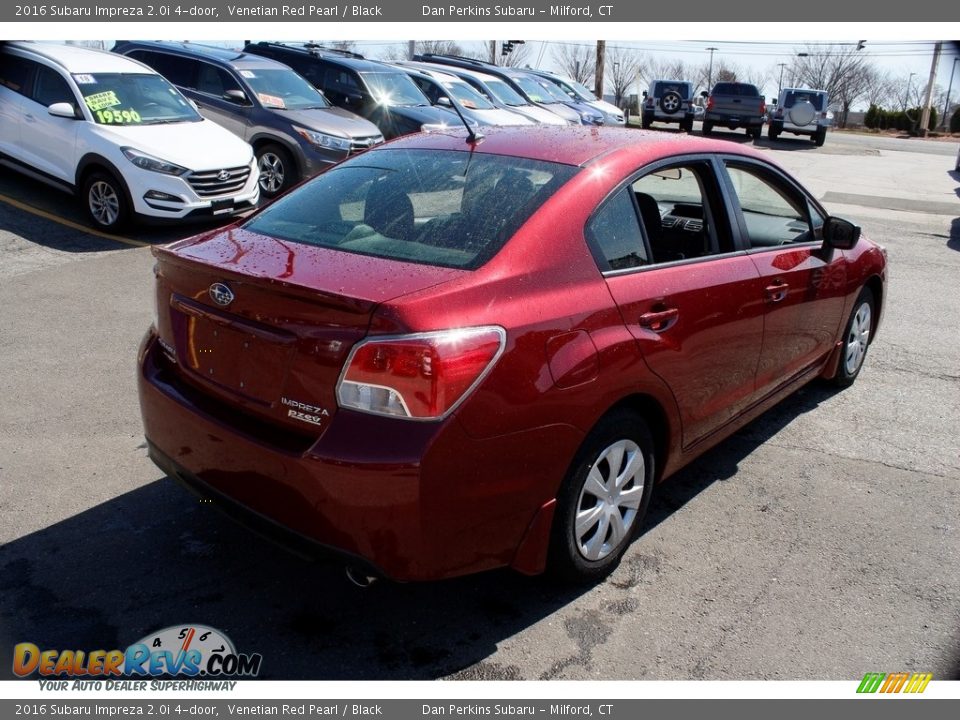 2016 Subaru Impreza 2.0i 4-door Venetian Red Pearl / Black Photo #5
