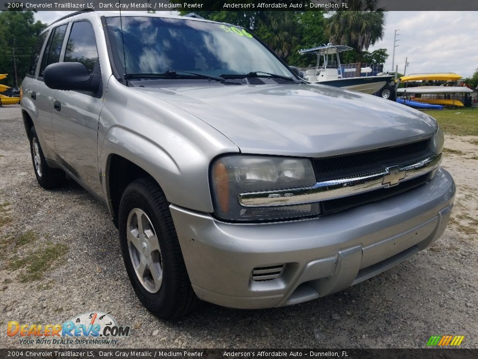 2004 Chevrolet TrailBlazer LS Dark Gray Metallic / Medium Pewter Photo #1