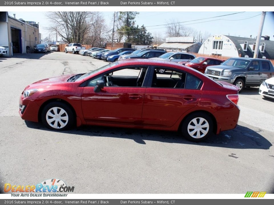 2016 Subaru Impreza 2.0i 4-door Venetian Red Pearl / Black Photo #8