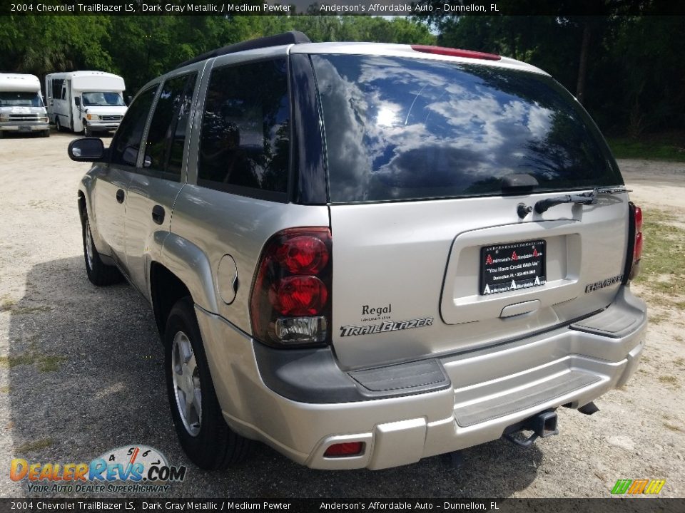 2004 Chevrolet TrailBlazer LS Dark Gray Metallic / Medium Pewter Photo #5