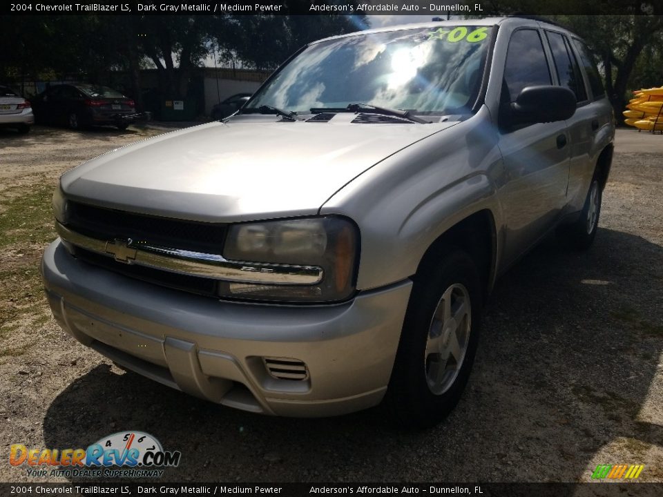 2004 Chevrolet TrailBlazer LS Dark Gray Metallic / Medium Pewter Photo #7