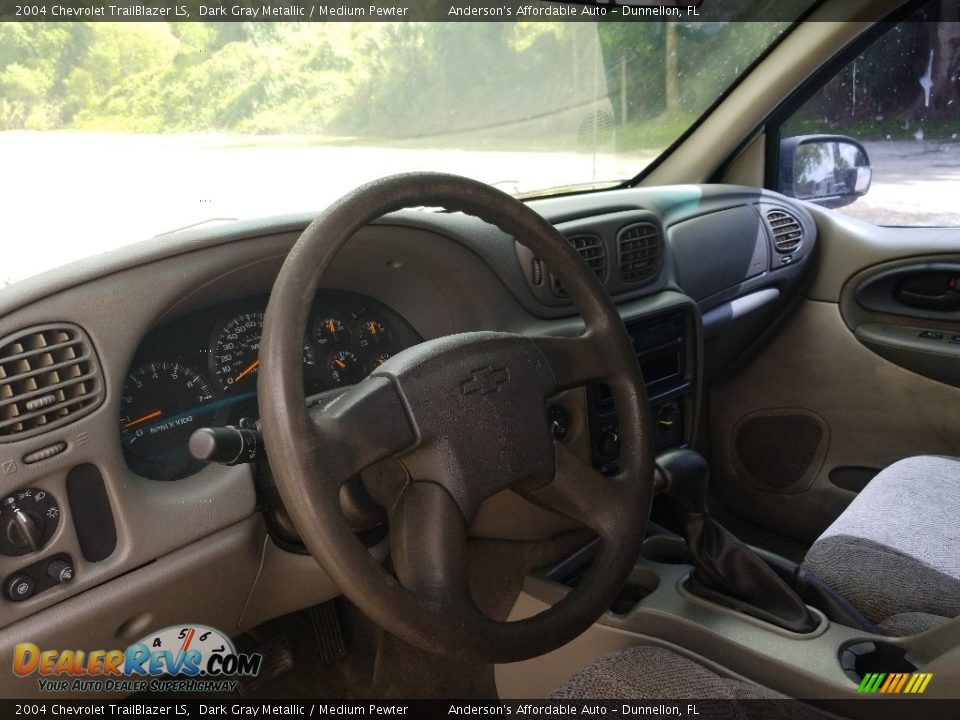 2004 Chevrolet TrailBlazer LS Dark Gray Metallic / Medium Pewter Photo #12