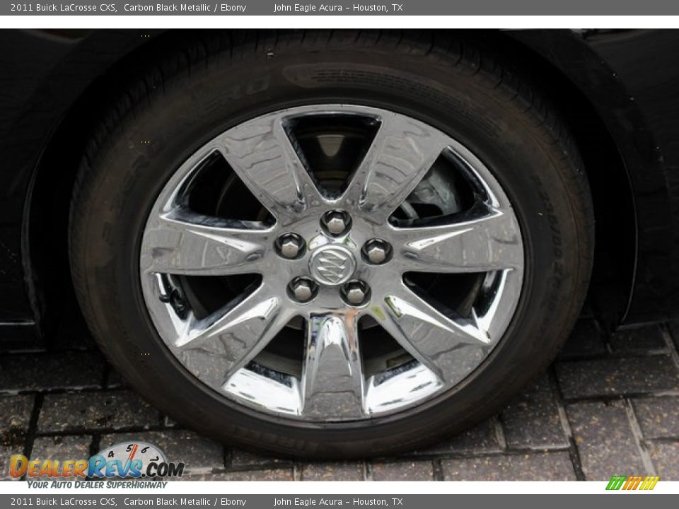 2011 Buick LaCrosse CXS Carbon Black Metallic / Ebony Photo #10