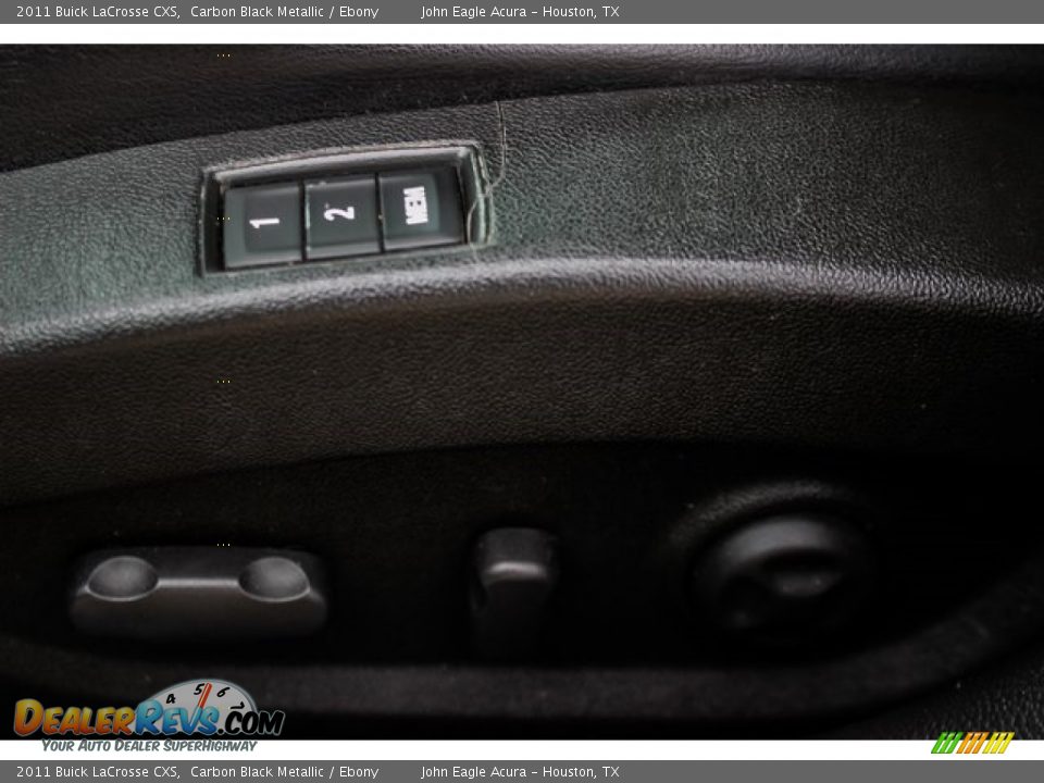 2011 Buick LaCrosse CXS Carbon Black Metallic / Ebony Photo #17