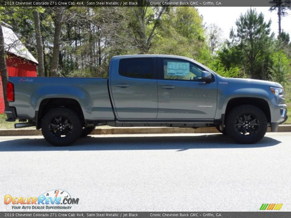 2019 Chevrolet Colorado Z71 Crew Cab 4x4 Satin Steel Metallic / Jet Black Photo #2