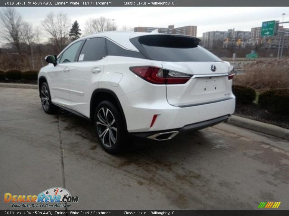 2019 Lexus RX 450h AWD Eminent White Pearl / Parchment Photo #4