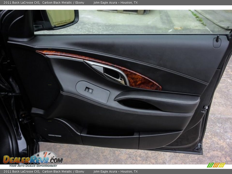 2011 Buick LaCrosse CXS Carbon Black Metallic / Ebony Photo #24