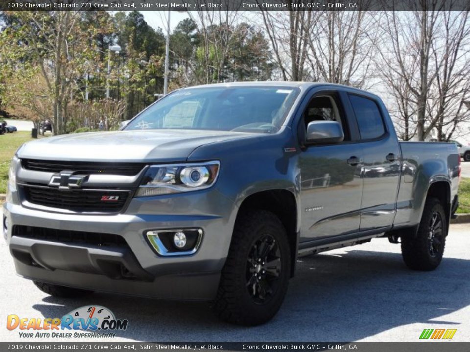 2019 Chevrolet Colorado Z71 Crew Cab 4x4 Satin Steel Metallic / Jet Black Photo #5