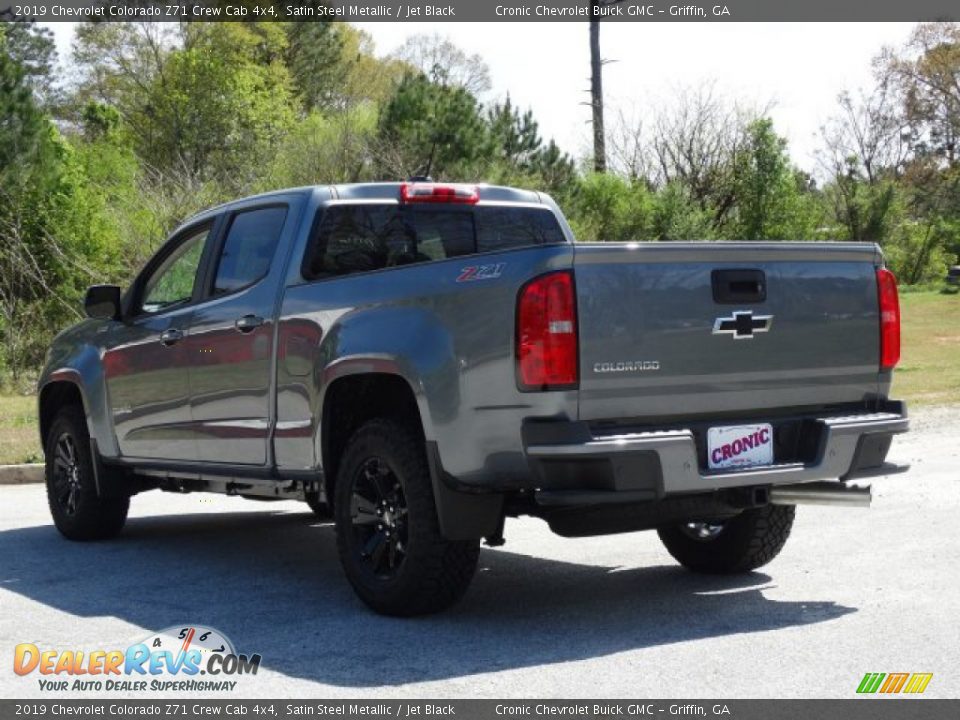 2019 Chevrolet Colorado Z71 Crew Cab 4x4 Satin Steel Metallic / Jet Black Photo #6
