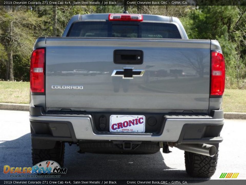 2019 Chevrolet Colorado Z71 Crew Cab 4x4 Satin Steel Metallic / Jet Black Photo #7