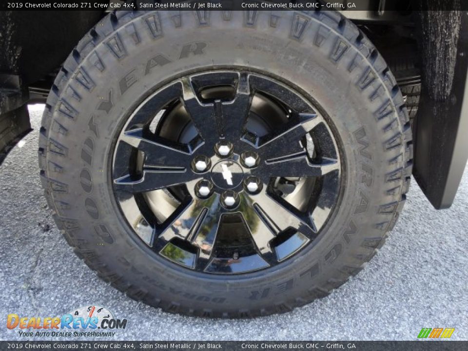 2019 Chevrolet Colorado Z71 Crew Cab 4x4 Satin Steel Metallic / Jet Black Photo #9