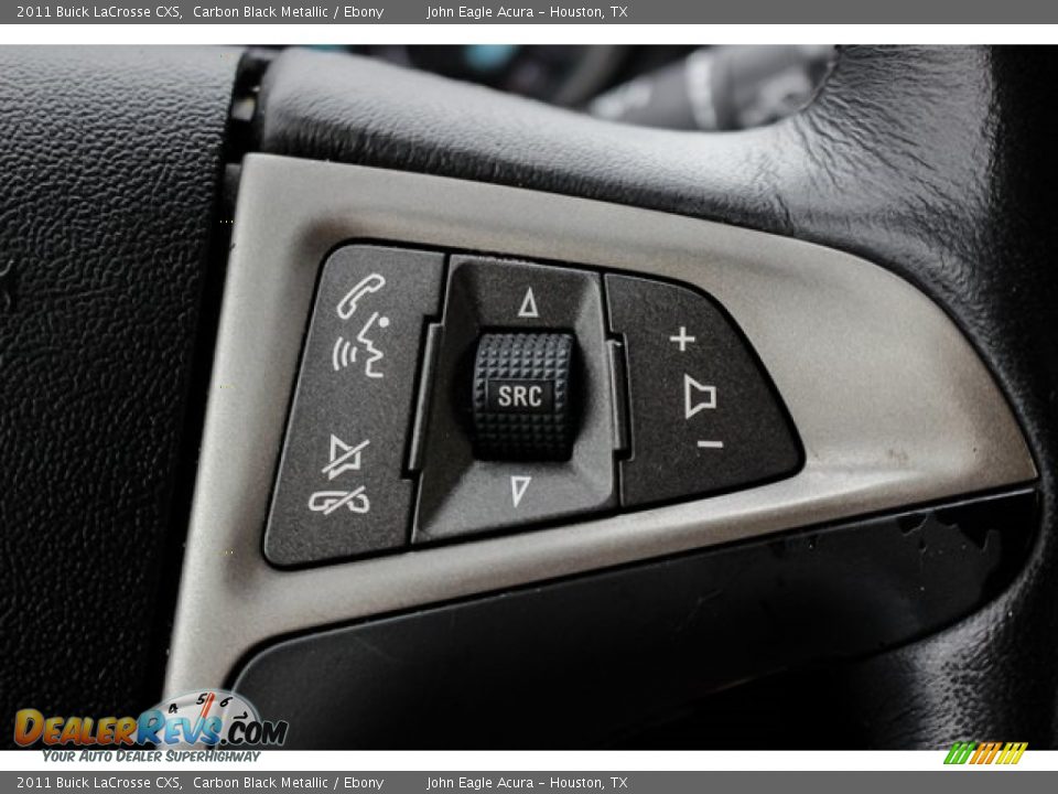 2011 Buick LaCrosse CXS Carbon Black Metallic / Ebony Photo #33