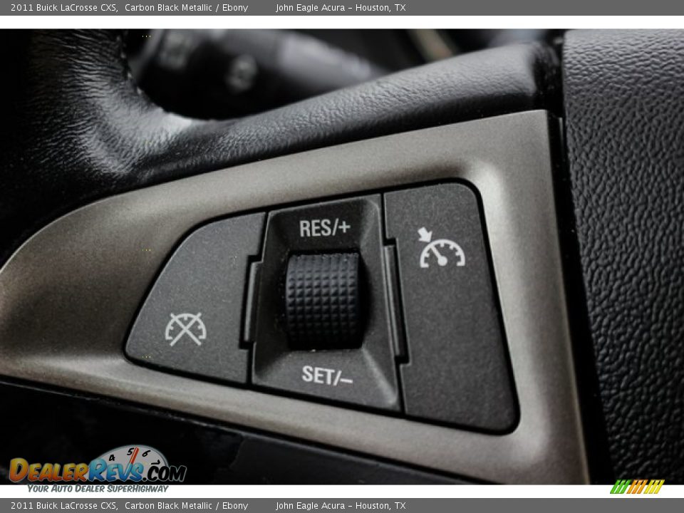 2011 Buick LaCrosse CXS Carbon Black Metallic / Ebony Photo #34