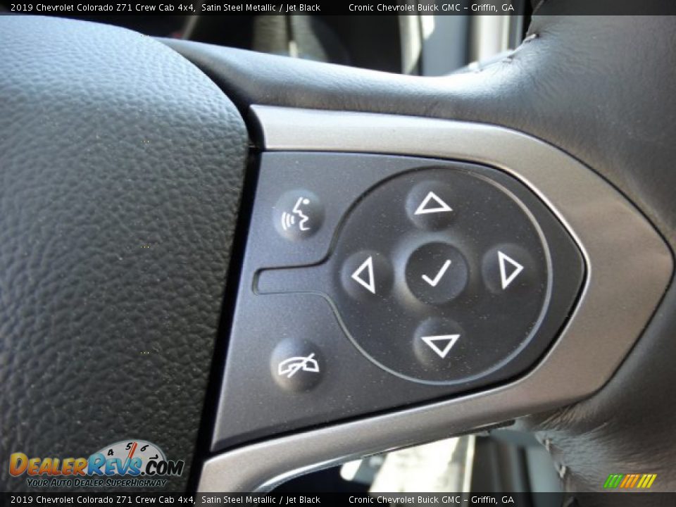 2019 Chevrolet Colorado Z71 Crew Cab 4x4 Satin Steel Metallic / Jet Black Photo #18