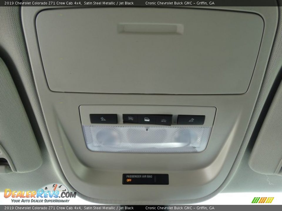 2019 Chevrolet Colorado Z71 Crew Cab 4x4 Satin Steel Metallic / Jet Black Photo #22