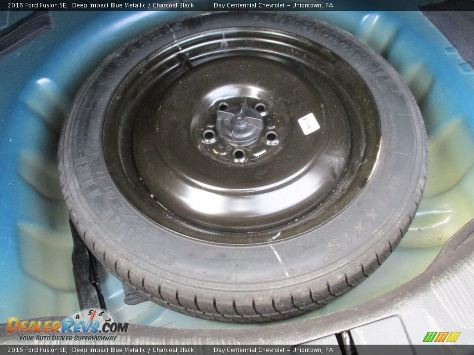 2016 Ford Fusion SE Deep Impact Blue Metallic / Charcoal Black Photo #15
