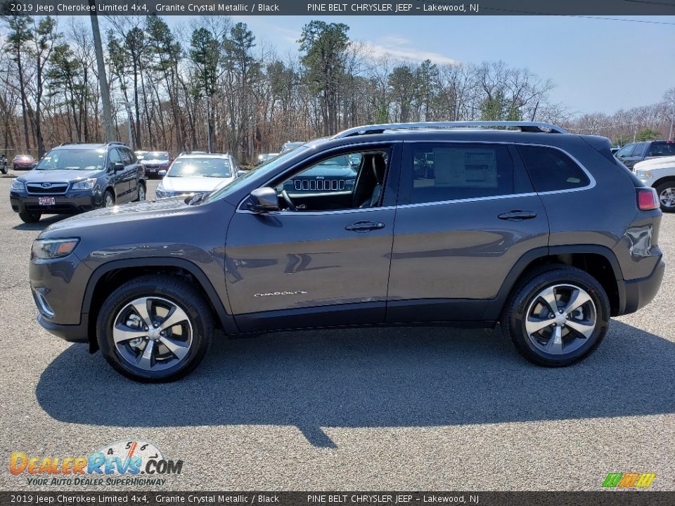 2019 Jeep Cherokee Limited 4x4 Granite Crystal Metallic / Black Photo #3