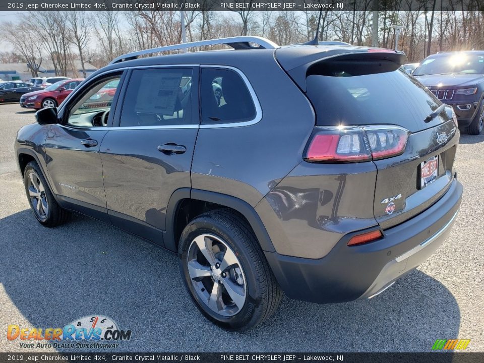 2019 Jeep Cherokee Limited 4x4 Granite Crystal Metallic / Black Photo #4