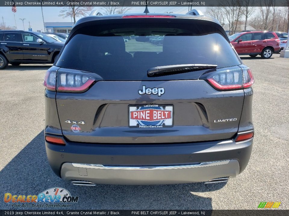 2019 Jeep Cherokee Limited 4x4 Granite Crystal Metallic / Black Photo #5