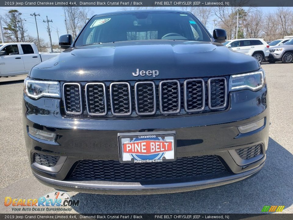 2019 Jeep Grand Cherokee Limited 4x4 Diamond Black Crystal Pearl / Black Photo #2
