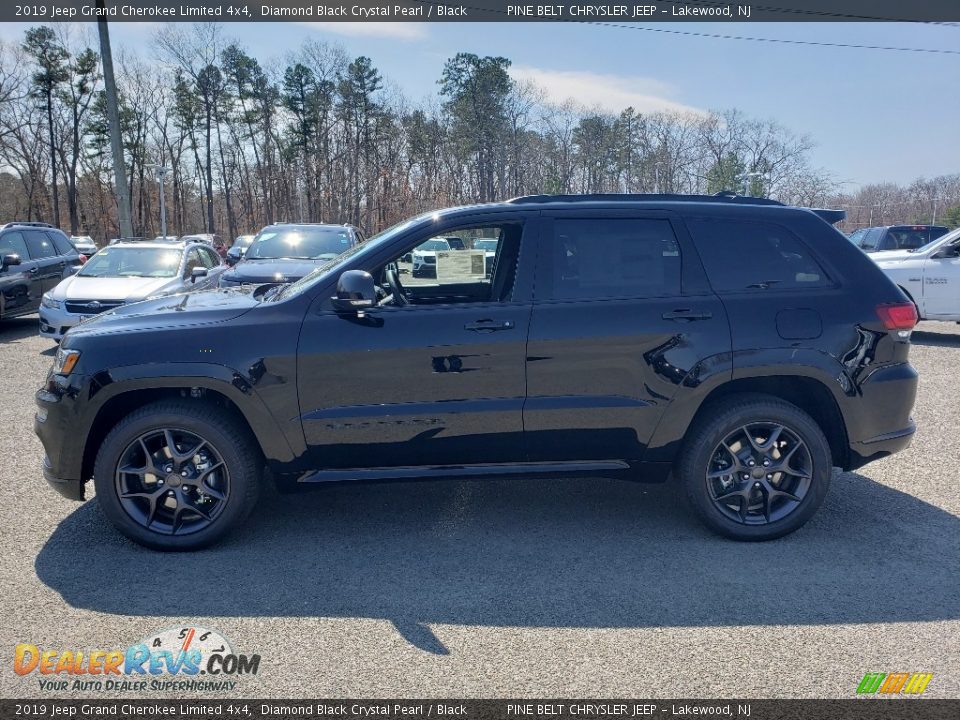 2019 Jeep Grand Cherokee Limited 4x4 Diamond Black Crystal Pearl / Black Photo #3