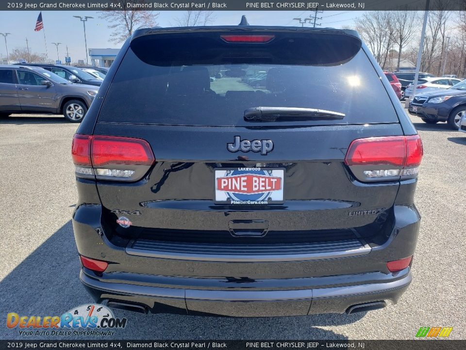 2019 Jeep Grand Cherokee Limited 4x4 Diamond Black Crystal Pearl / Black Photo #5