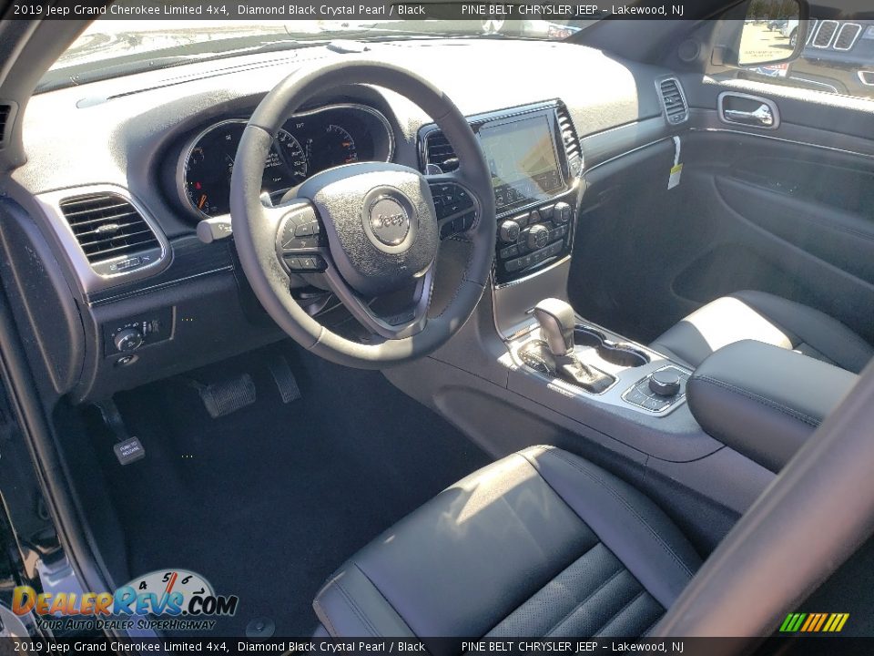 2019 Jeep Grand Cherokee Limited 4x4 Diamond Black Crystal Pearl / Black Photo #7