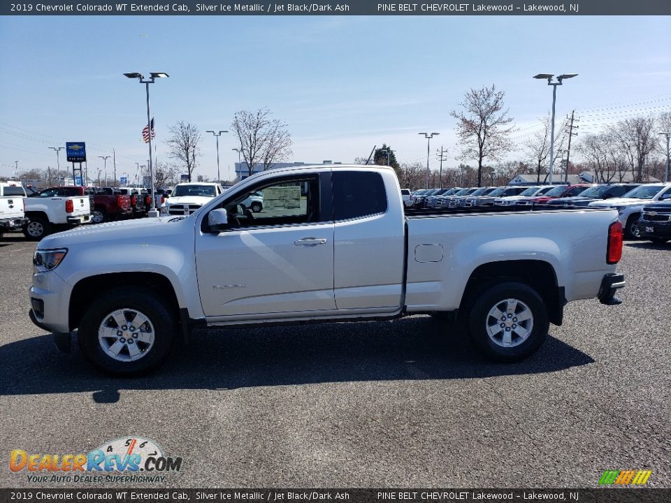2019 Chevrolet Colorado WT Extended Cab Silver Ice Metallic / Jet Black/Dark Ash Photo #3