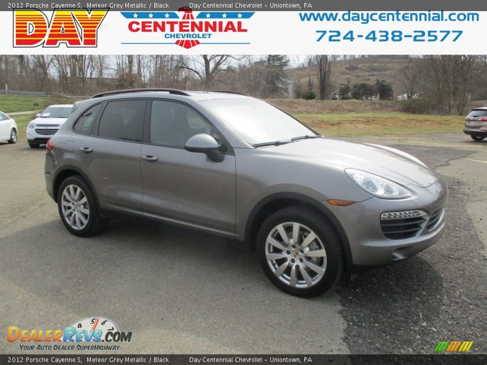 2012 Porsche Cayenne S Meteor Grey Metallic / Black Photo #1