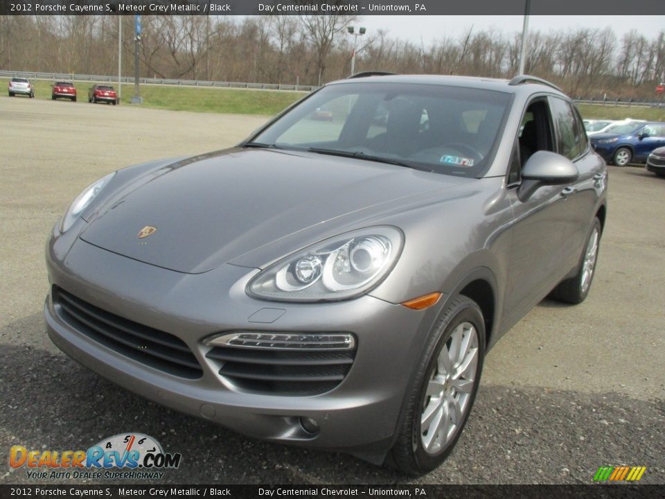 2012 Porsche Cayenne S Meteor Grey Metallic / Black Photo #7