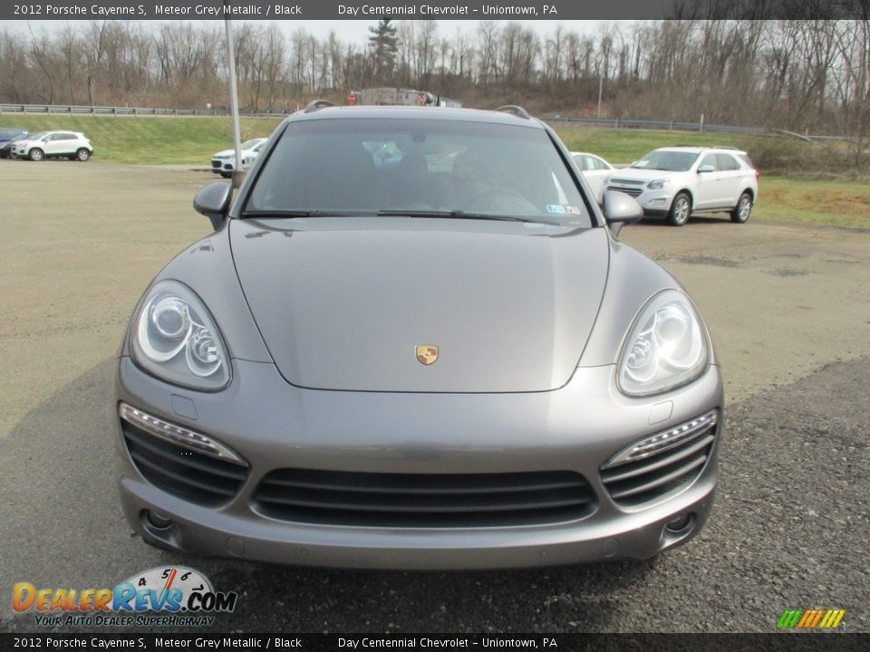 2012 Porsche Cayenne S Meteor Grey Metallic / Black Photo #8