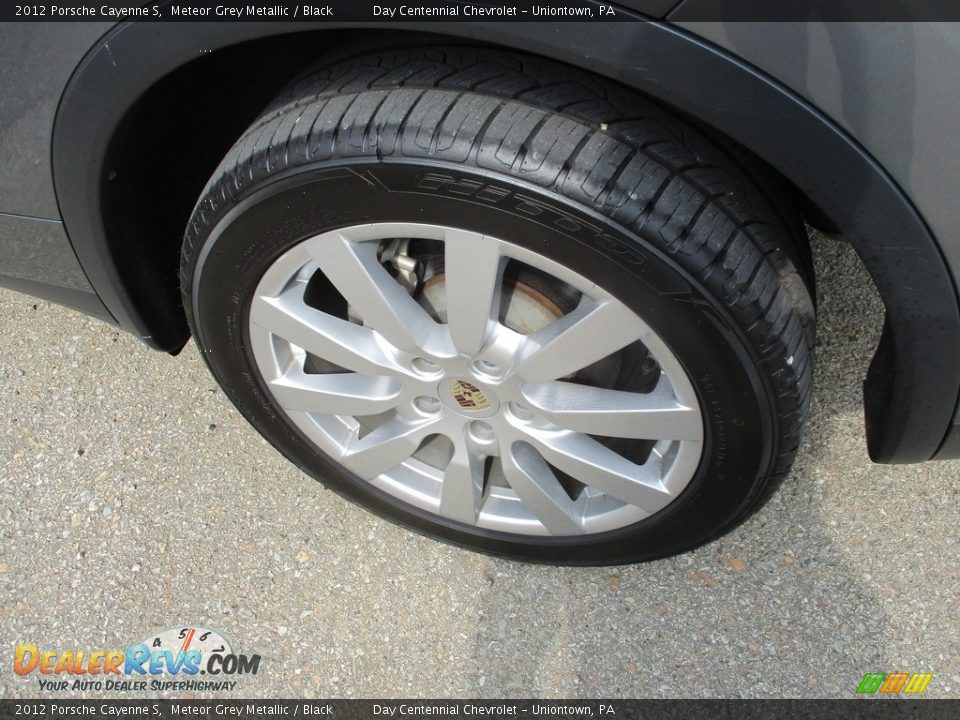 2012 Porsche Cayenne S Meteor Grey Metallic / Black Photo #12