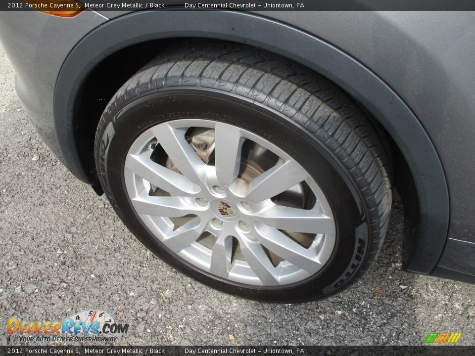 2012 Porsche Cayenne S Meteor Grey Metallic / Black Photo #14