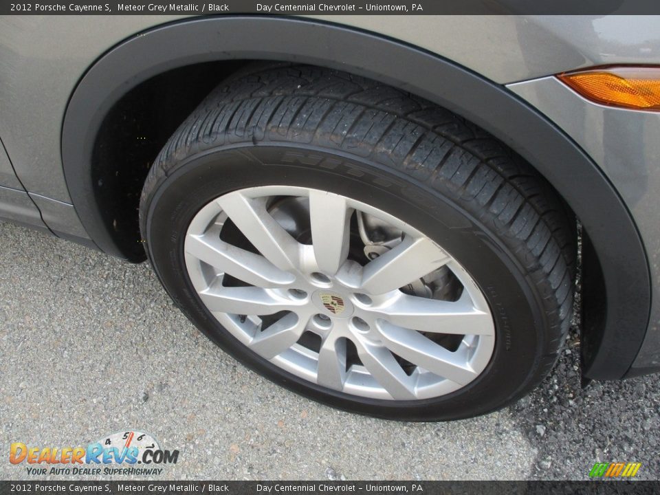 2012 Porsche Cayenne S Meteor Grey Metallic / Black Photo #16