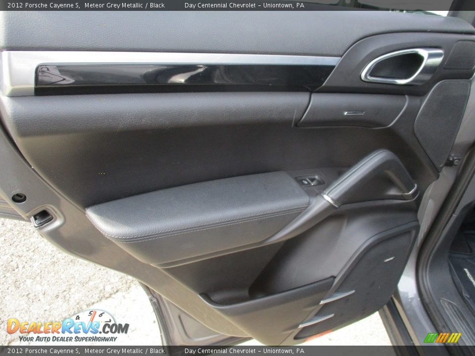 2012 Porsche Cayenne S Meteor Grey Metallic / Black Photo #22