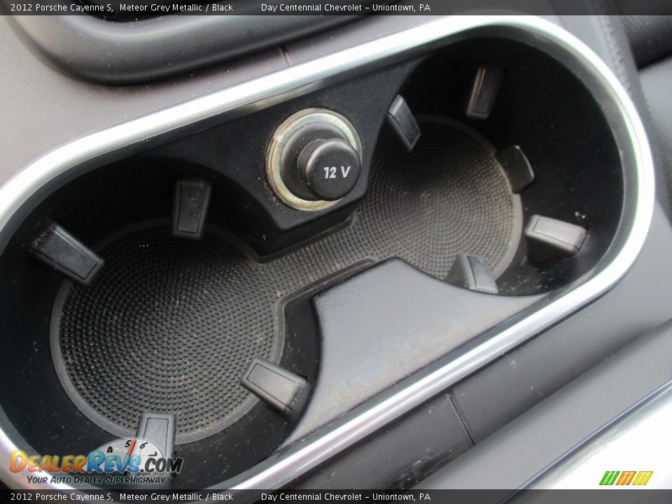 2012 Porsche Cayenne S Meteor Grey Metallic / Black Photo #31