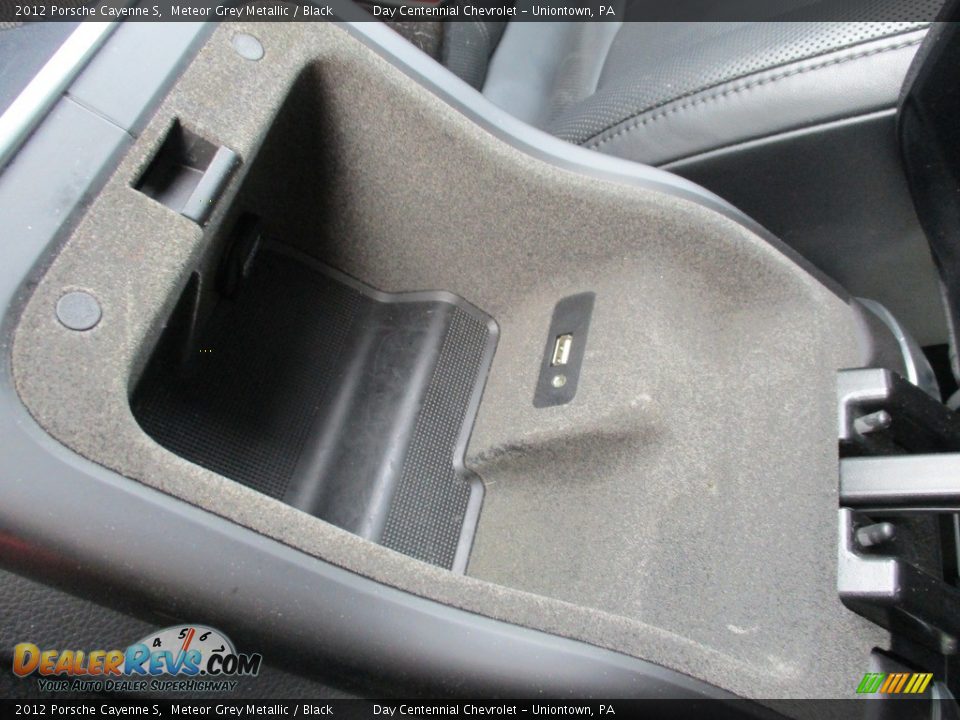2012 Porsche Cayenne S Meteor Grey Metallic / Black Photo #32