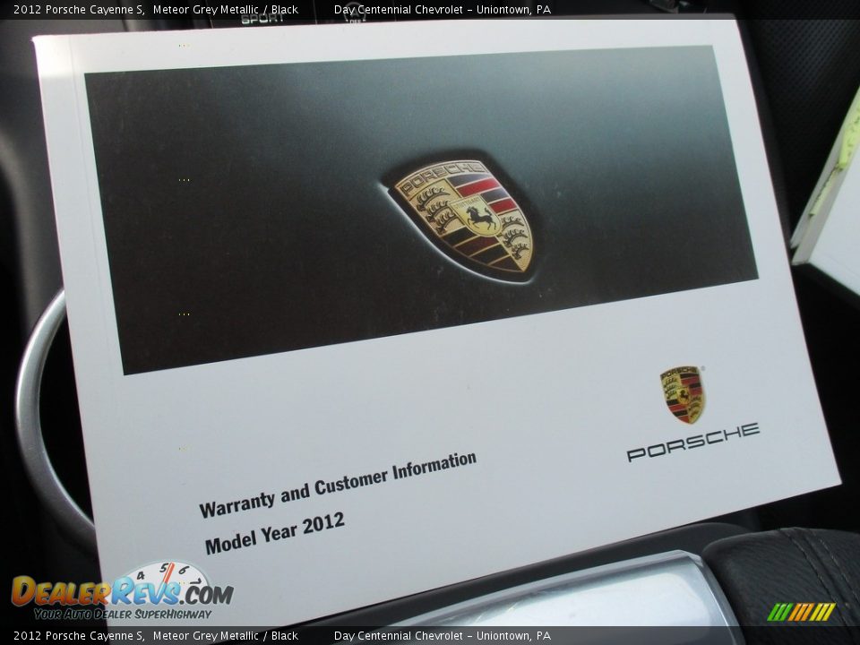 2012 Porsche Cayenne S Meteor Grey Metallic / Black Photo #34