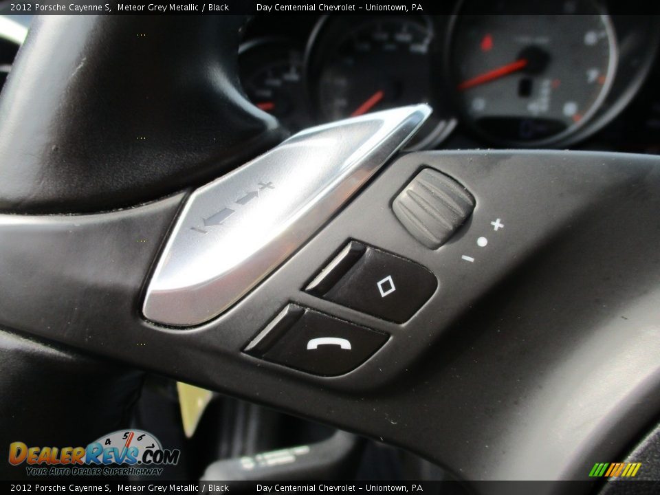 2012 Porsche Cayenne S Meteor Grey Metallic / Black Photo #35